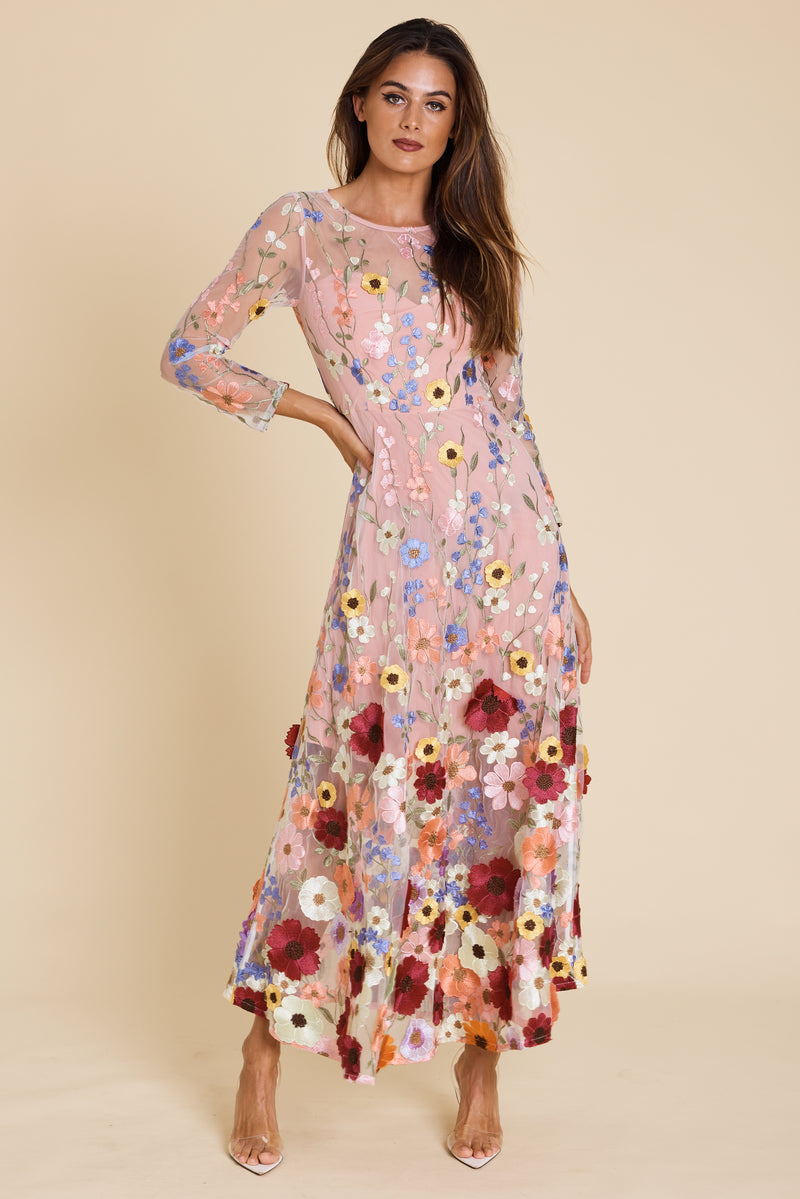 Bridgette Long Sleeve Maxi