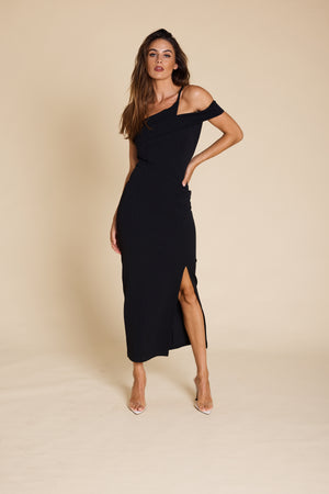 Rebecca One Shoulder Maxi
